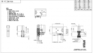 USB-20C-F-14CD Upright USB 2.0 Type C 14 Pin DIP