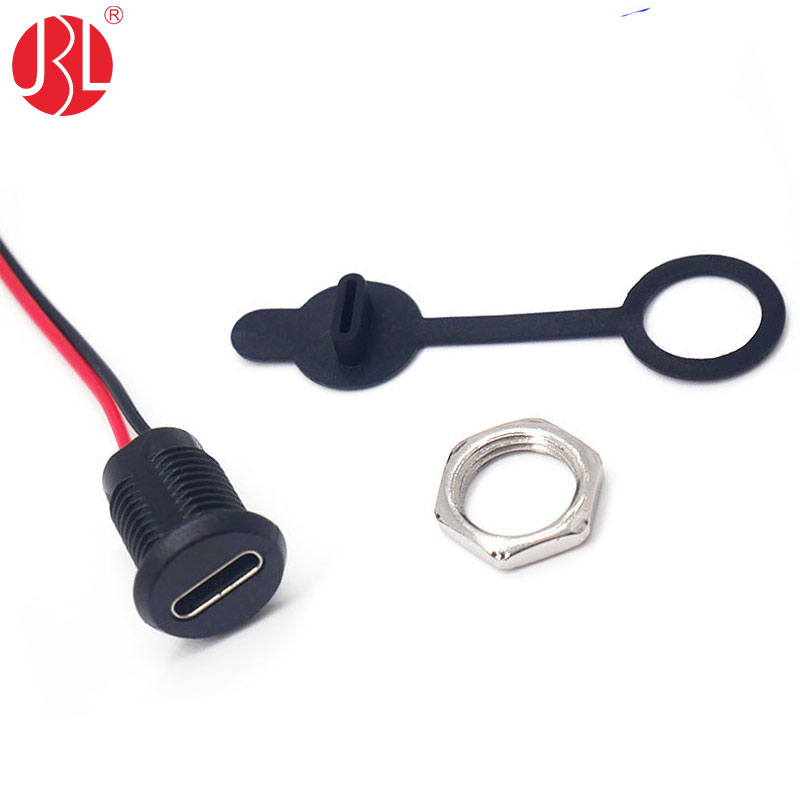 2 way USB Type C Socket Panel Mount