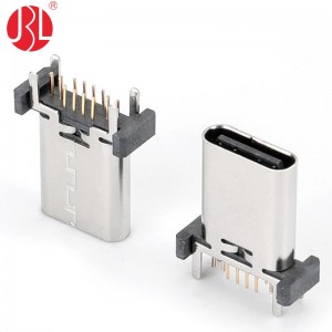 USB-21C-F-01B03 H10.0 USB Type C Jack 16pin Through Hole