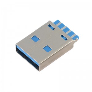 USB-3.0AM-SW20 USB 3.0 Type A Plug Free Hanging In Line