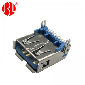 USB 3.0 A Type Receptacle 9 Position SMD Right Angle