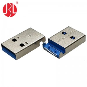 USB-3.0AM-PS19 USB 3.0 A Type Male Connector SMT Right Angle