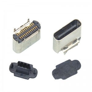 USB-31C-F-01BS02 USB 3.1 Type C Receptacle 24Pin SMD Vertical