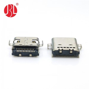 USB-31S-F-04B Mid Mount USB 3.1 Type C Jack 24Pos SMT