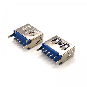 USB-A-SA00-3.0D USB 3.0 Type A 9Pin DIP Vertical Receptacle Connector USB A