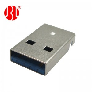 USB 3.0 Type A Plug 9P SMT Through Hole