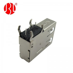 USB-A-CM00-D USB A 2.0 Female Connector Upright DIP Right Angle