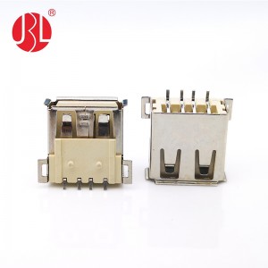 USB-A-RG10M USB 2.0 Type A Connecteur 4Pin Through Hole Vertical