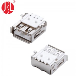 USB-A-RG10-X USB 2.0 Type A 4Pin Female Connector SMT Right Angle