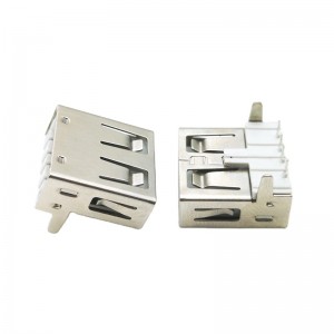 USB-A-RG11-D USB2.0 Type A Receptacle 4Pin DIP Right Angle