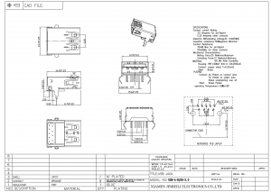 USB-A-RJ00-3.0 USB Type-A 3.0 Receptacle 9Pos DIP Right Angle