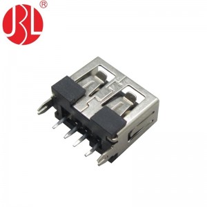 USB-A-SA00-A USB 2.0 Type A Connector Short Shell 4 Position DIP