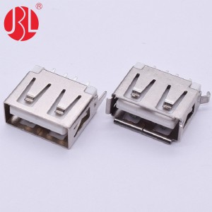 USB-A-SD11J-D-2P USB A USB 2.0 Receptacle 4Pin Through Hole Vertical