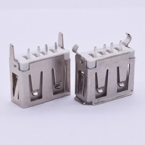 USB-A-SD11J-D-2P USB A USB 2.0 Receptacle 4Pin Through Hole Vertical