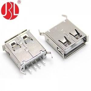 USB-A-SG11-D USB 2.0 A Type Connector 4Pin DIP Vertical USB A Female Connector
