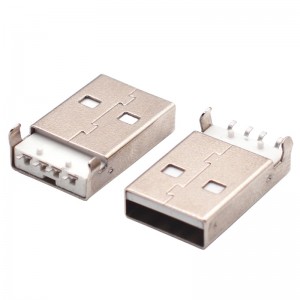 USB-AM-C1ABA025 USB 2.0 A Type Plug Connector 4Pin SMT Horizontal