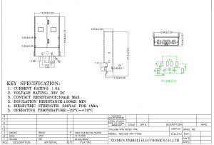 USB-AM-PS06 USB 2.0 A Type Plug SMD Right Angle