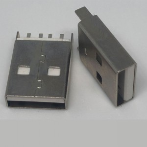 USB-AM-SD00 USB 2.0 Type A Plug 4pin DIP Vertical USB A Male Connector