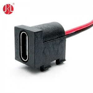 USB-C-005-24-2C Snap Fit USB Type C Jack Overmolded Cable