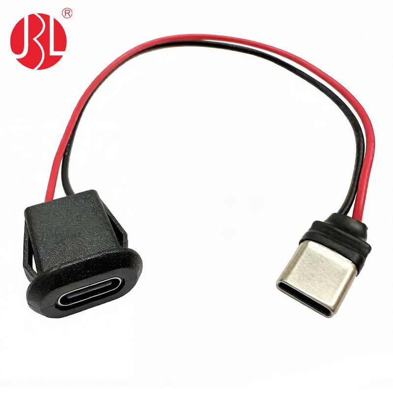 2 Pin USB C Female to male charging cable