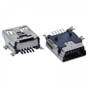 USB-C-RM50E USB Mini B Receptacle Connector 5 Pin SMD Right Angle