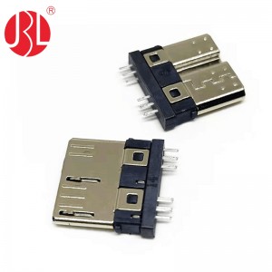 USB-M-10M-3 Micro USB 3.0 Type B Plug Straddle Mount