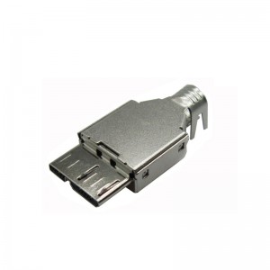 USB-M-10M-H-3.0 Free Hanging USB 3.0 Micro B Receptacle 10 Positions