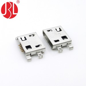 USB-M-PS00 Mid Mount USB Micro B Board Cutout 5Pin SMD