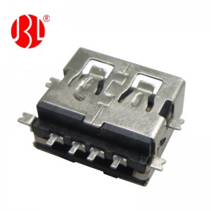 Mid Mount USB A 2.0 Buchse SMT Offset 1,9 mm