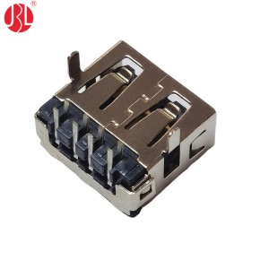 USB-AD-RG70-D USB 2.0 Type A Jack THT Hole Right Angle