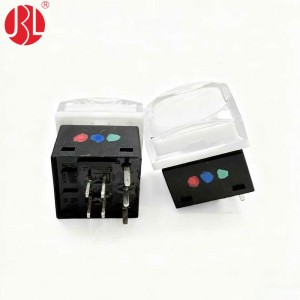 TB15-060-18.3H-RGB 15*15mm Illuminated LED Tactile Switch Through Hole