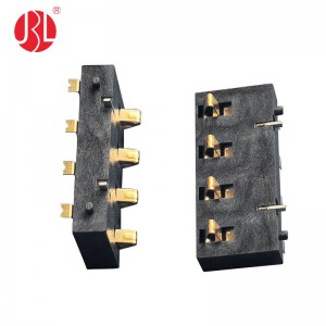 BC-19 Series Spring Battery Connector 5.0mm Pitch SMT Right Angle