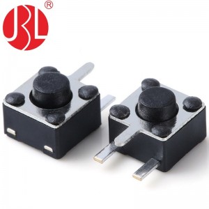 TS-06204B 4.5*4.5mm Tactile Switch Through Hole Right Angle