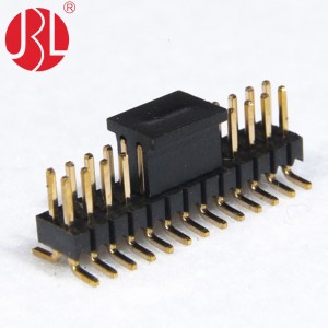 Custom Dual Row Pin Header 1.27mm Pitch Surface Mount Vertical