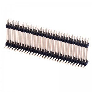 Custom 2 Row Pin Header 1.0mm Pitch Surface Mount Vertical