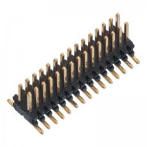 Custom 2 Row Pin Header 1.0mm Pitch Surface Mount Vertical