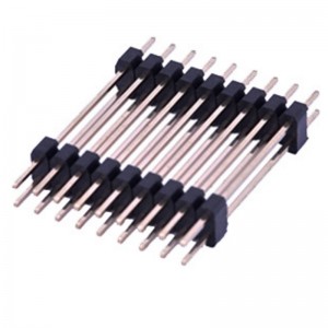 Custom 2 Row Straight Pin Header 1.0mm Pitch Through Hole DIP Vertical