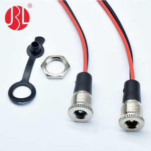 DC-022KB Bulkhead Panel Mount DC Power Jack Waterproof