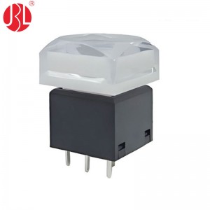 TB15-060-18.3H-RGB 15*15mm Illuminated LED Tactile Switch Through Hole