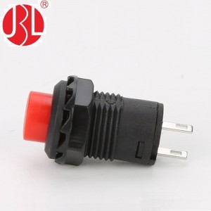 PBS-228L OFF-ON Panel Mount Push Button Switch 12mm 2Pin DIP Solder Lug