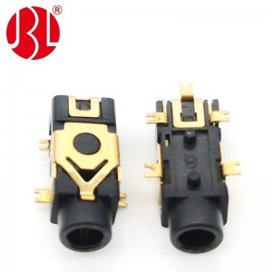 PJ-209 2,5-mm-Stereobuchse, SMD, 5-polig, DC, 12 V, 1 A, Audiobuchse SJ2-25103B-SMT-TR