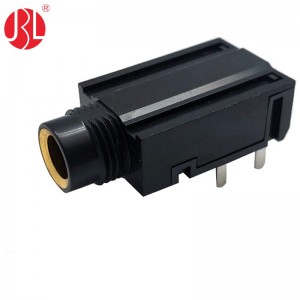 PJ-606A 6.35mm TRRRS Audio Jack Through Hole Right Angle