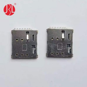 Push-Push Micro SIM Card Socket SMD with Spring Tab