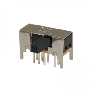 SK-23D25 Slide Switch DP3T DIP Through Hole Right Angle PC Pin 1825290-6