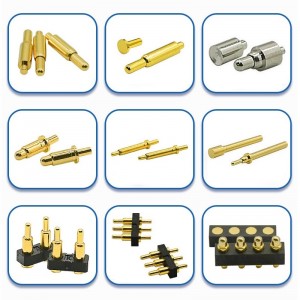 Gold Plating Spring Loaded Pin DIP SMT