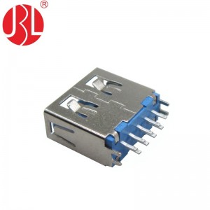 Straddle Mount USB 3.0 A Type Female Connector 9 Pin DIP
