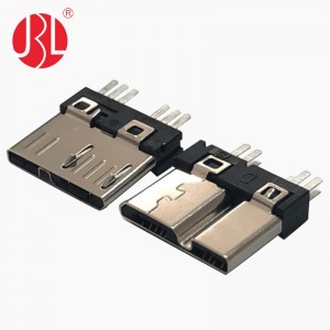 Board Edge Mount USB Micro B 3.0 Plug 10Pin