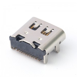 USB-20C-F-01T USB 2.0 C Type 16P Surface Mount Through Hole USB C Receptacle