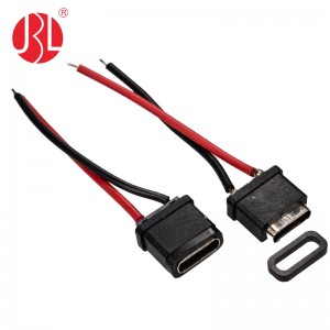 USB-20C-F-06F02L Wasserdichter USB-Typ-C-Buchseneinbau