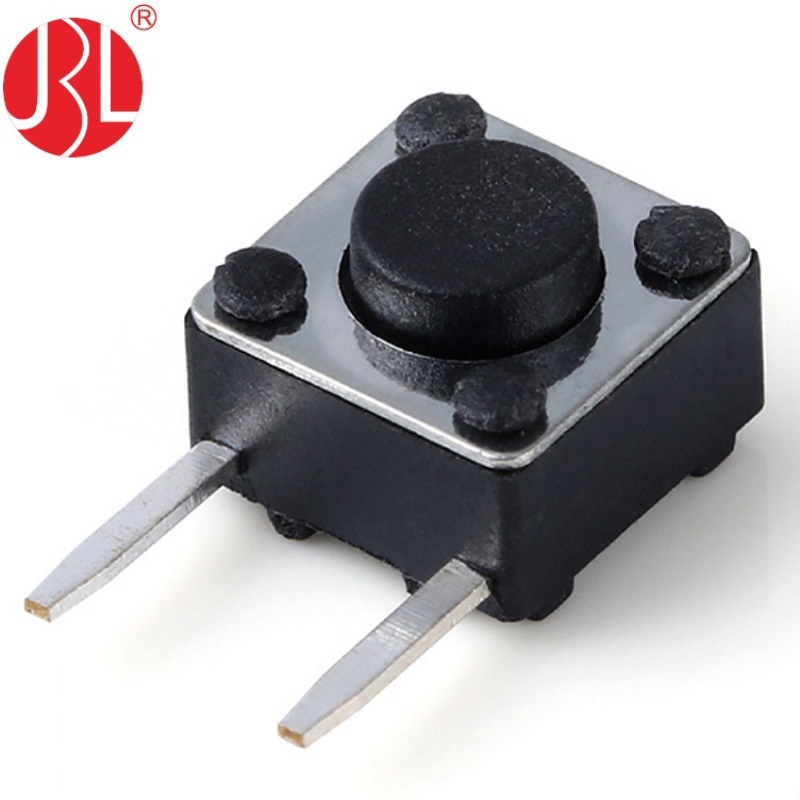 TC-00104A 6*6 Tactile Switch SPST-NO Top Actuated Through Hole right angle DIP type